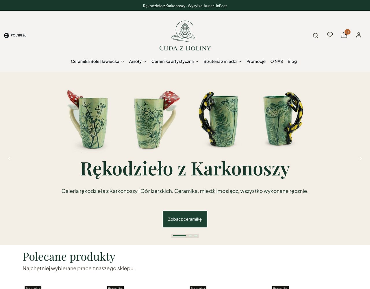 Cuda z Doliny, sklep z rękodziełem