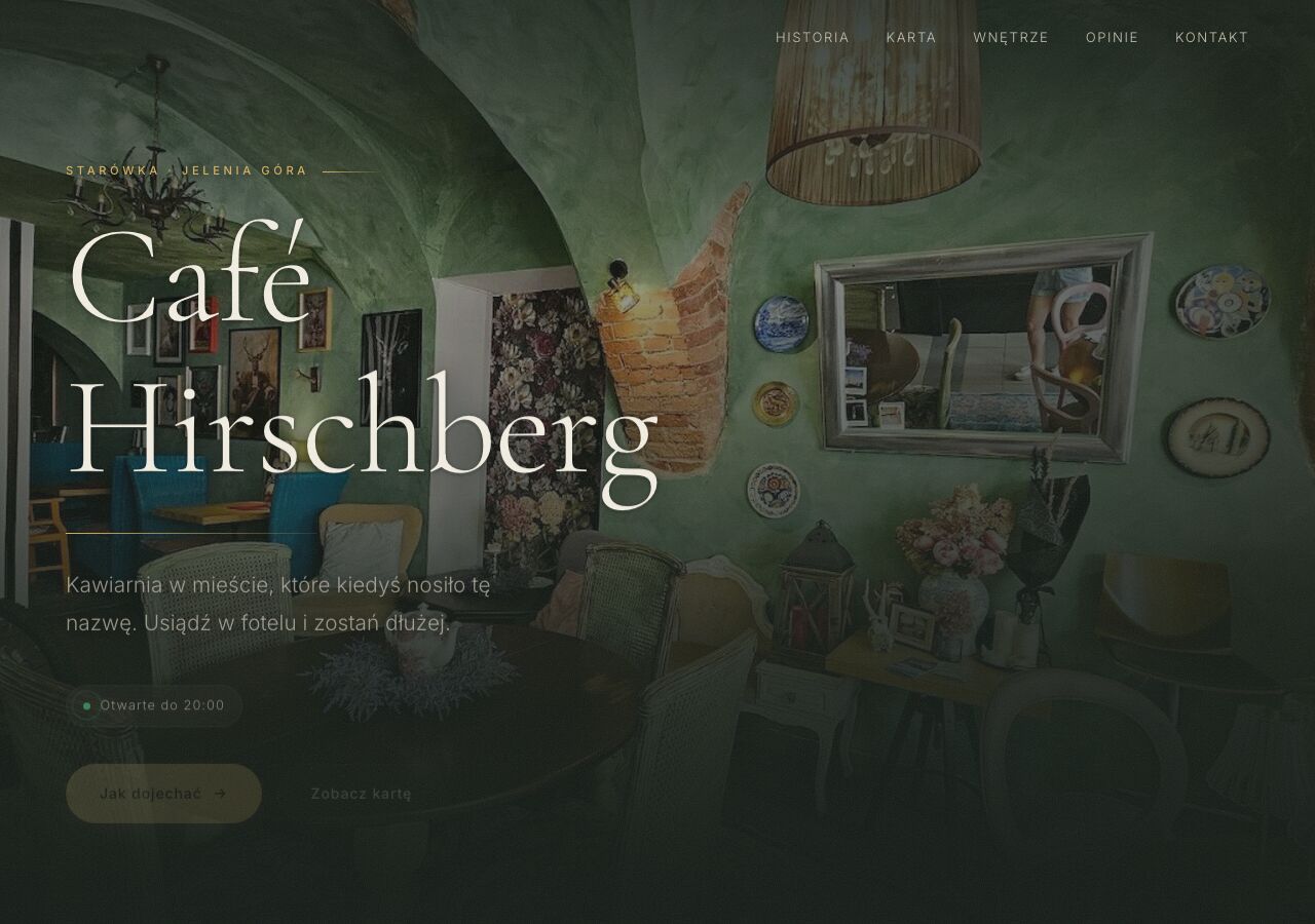 Café Hirschberg, kawiarnia