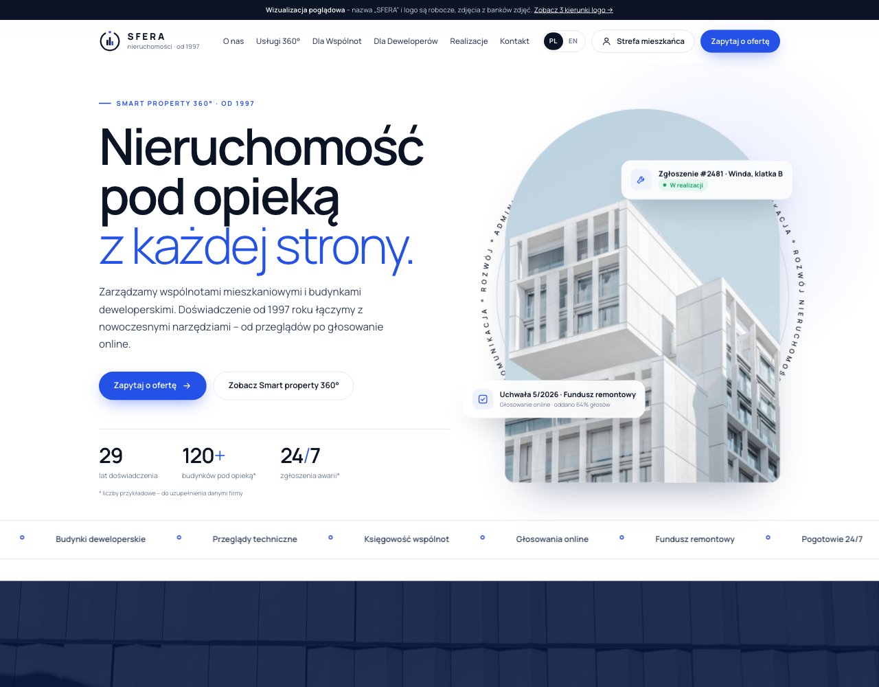 SFERA, zarządzanie nieruchomościami